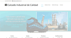 Desktop Screenshot of calzadoindustrial.mx