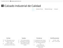Tablet Screenshot of calzadoindustrial.mx